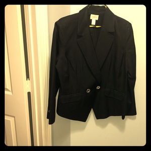 Classical Chic Chico’s black lightweight blazer